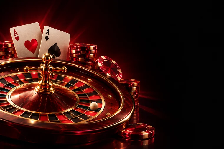 Roulette e carte da gioco