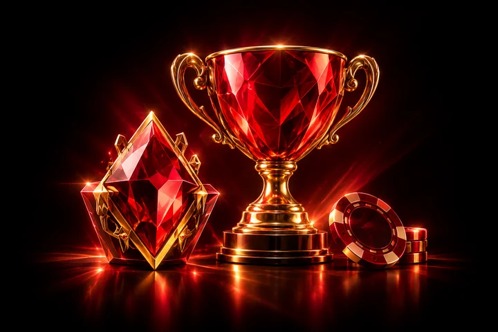 Trofeo rosso e oro del programma VIP